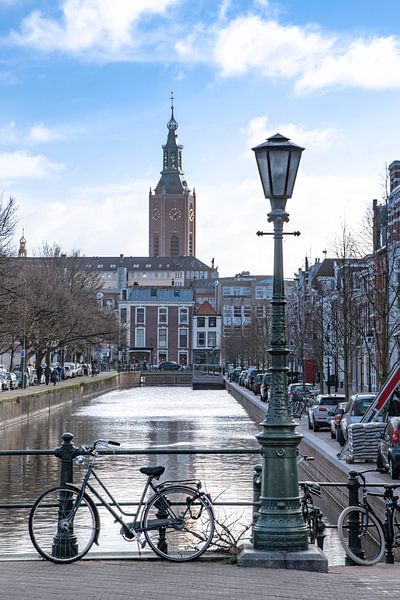 Typical and iconic Dutch canal view on the St Jacob by Digikhmer