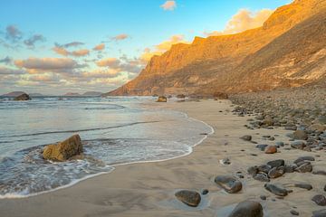 Abendstimmung am Playa de Famara auf Lanzarote