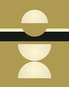 Mid-Century Modern Formen Gold