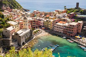 Vernazza, Cinque Terre, Italie van Jeroen Nieuwenhoff