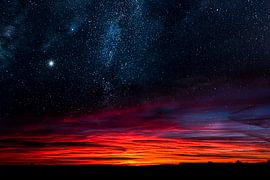 Space in the sunset by Thomas Heitz