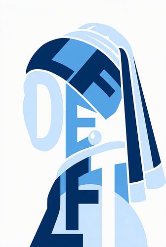 Parel in Delfts Blauw