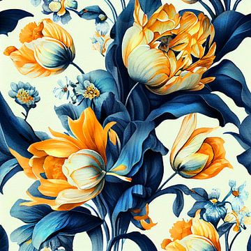 Bloemen aquarel kunst #bloemen van JBJart Justyna Jaszke
