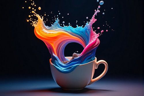 Kleurexplosie bij Koffie – modern statement