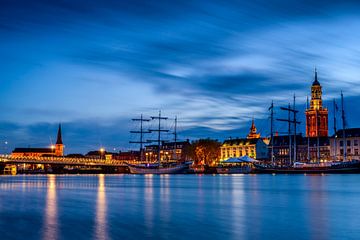 Panorama of the city of Kampen on the river IJssel by Sjoerd van der Wal Photography