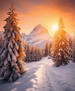 Magie de l'hiver sur fernlichtsicht