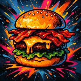 Pop Art Burger van Eric Nagel