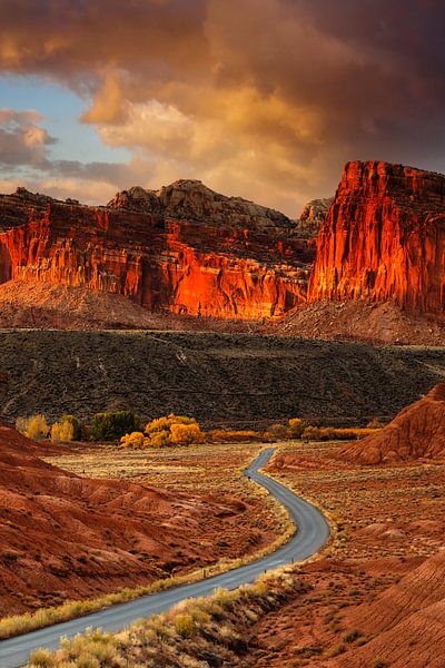 Sunset at Capitol Reef National Park, Utah, USA by Markus Lange
