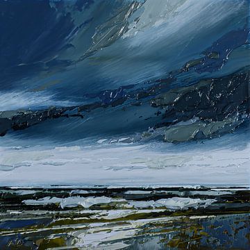Impression Düne & Meer 89 von Rob Donders Beeldende kunst