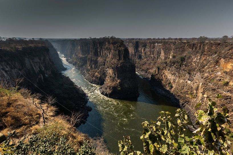 Zambezi nabij Victoria Falls von Henri Kok