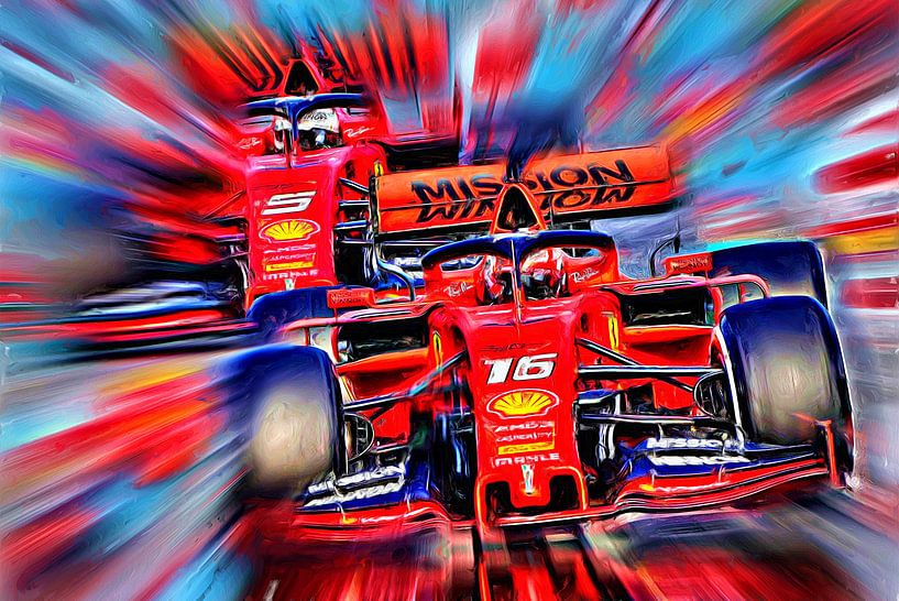 Italian Power - Leclerc versus Vettel par DeVerviersBelgium