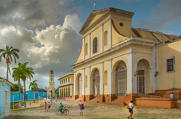 Plaza Mayor in Trinidad, Cuba by Christian Schmidt