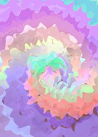 Summer joy colorful in colorful by Mad Dog Art