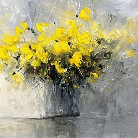 Blumenvase | Lemon Light Vase von Wunderbare Kunst