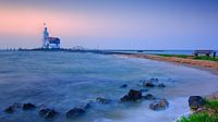 Zonsopkomst bij het Paard van Marken, Nederland van Henk Meijer Photography thumbnail