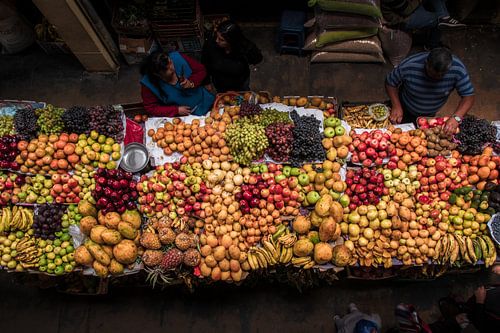 Diversité du marché des fruits : couleurs d'Amérique latine sur NZME Photography