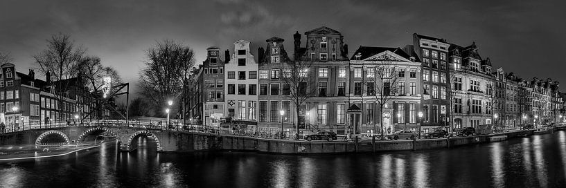 Panorama Herengracht Leidsegracht van Ardi Mulder