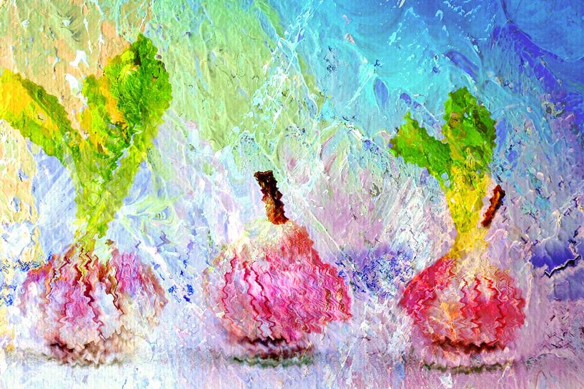 KUNSTMATIGE INTELLIGENTIE : KNOFLOOK &amp; PEREN van Photoart-Naegele
