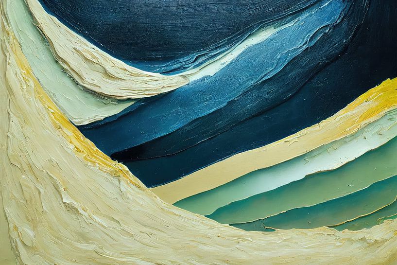 Strand abstrakt von Bert Nijholt