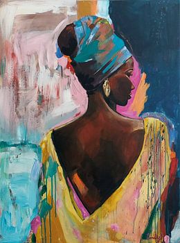 Sie trägt die Farbe