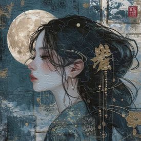 Geisha-Collage von Stef van Campen