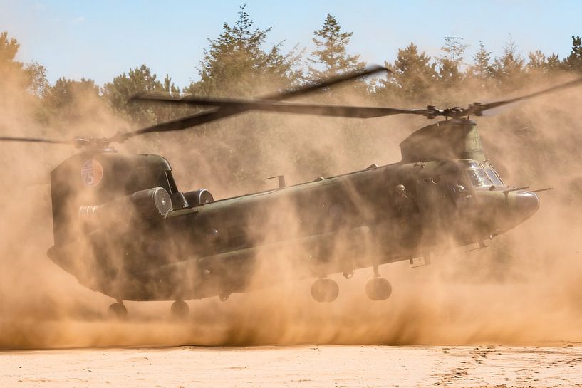 Chinook helikopter van KC Photography