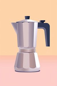 Minimalistischer Espressokocher