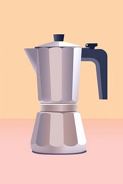 Minimalistisch espressoapparaat van drdigitaldesign