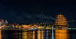 Willemstad bei Nacht von Marjon Boerman