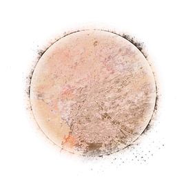 Sanftes Mondlicht in warmen Farben von Mad Dog Art