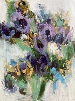 Lebendige Blüten platzen