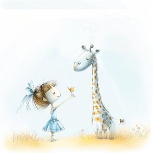 Girl and the Giraffe - 1 | Children's room