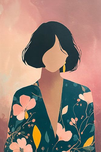 Floral Silhouette no.3 by Studio BB