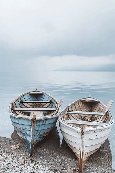 Istria's coastline in Pastel by Karina Brouwer