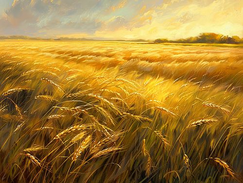 Reflets dans le grain