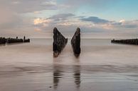 Mussel beds on the Opal Coast in France by Gerry van Roosmalen thumbnail