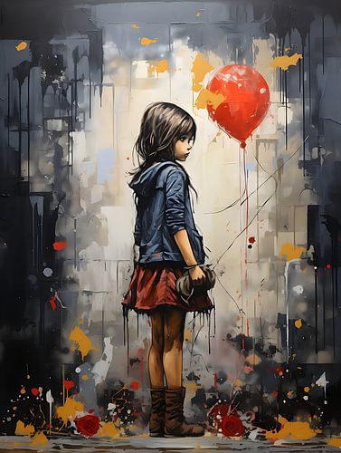 Banksy trifft Pollock-Kunst