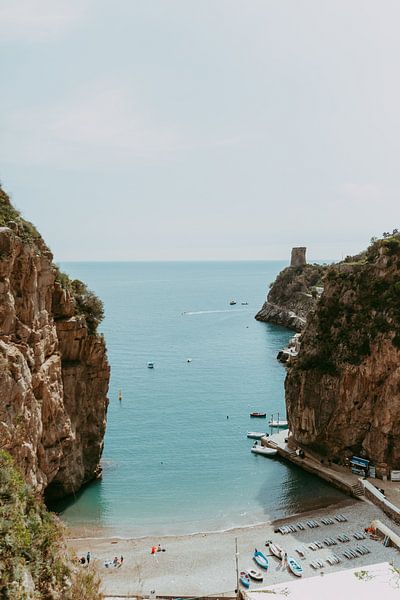 Marina di Praia | Fotodruck Amalfiküste Italien von sonja koning