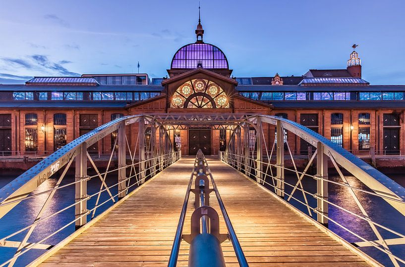 Marché aux poissons de Hambourg par Achim Thomae