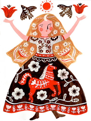 Folklore girl