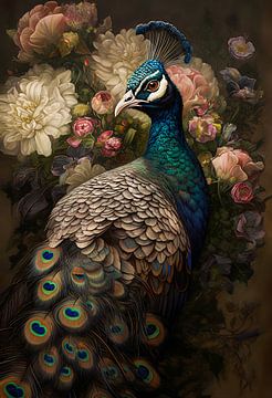 Flower Peacock von Mutschekiebchen