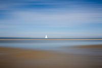 Sailing between Terschelling and Vlieland