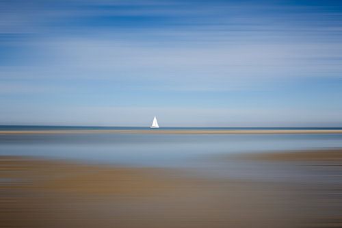 Sailing between Terschelling and Vlieland by Jacques Jullens