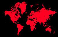 Die Welt im Jahr zweitausendzweiundzwanzig (rot)