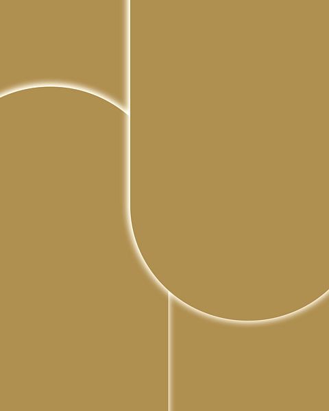 Gold Beige by Mad Dog Art