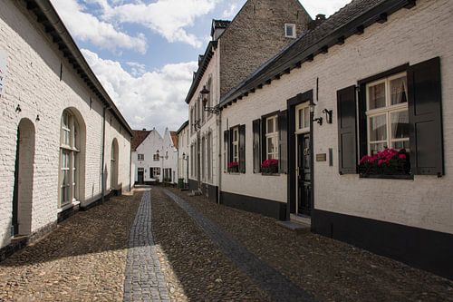 Straat in Witte Stad Thorn