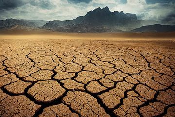 Droge grond door opwarming van de aarde van Animaflora PicsStock