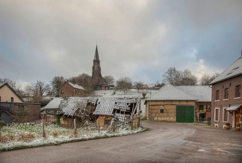 Winter in Vijlen Januari 2016 van John Kreukniet