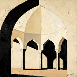 Arabische Bögen in der Wüste 4 von Johannas Art Creations
