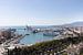 Aperçu du port de Malaga en Espagne sur Marianne van der Zee